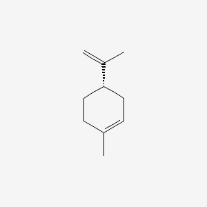 リモネン（Limonene、C10H16）の分子構造式