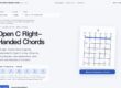 Open C right-handed guitar chords page screenshot, strings 1–6: E C G C G C