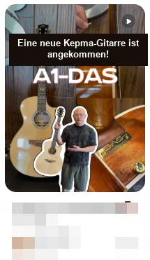 DAS · Eine neue Kepma-Gitarre ist angekommen!