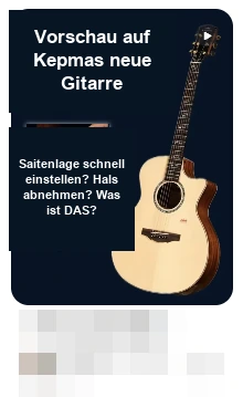 DAS · Vorschau auf Kepmas neue Gitarre