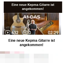 DAS · Eine neue Kepma-Gitarre ist angekommen!
