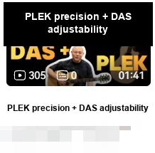 DAS · PLEK precision + DAS adjustability