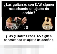 DAS · ¿Las guitarras con DAS siguen necesitando un ajuste de acción?