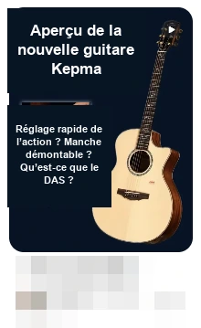 DAS · Aperçu de la nouvelle guitare Kepma
