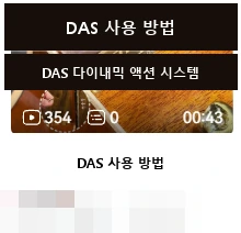 DAS · DAS 사용 방법