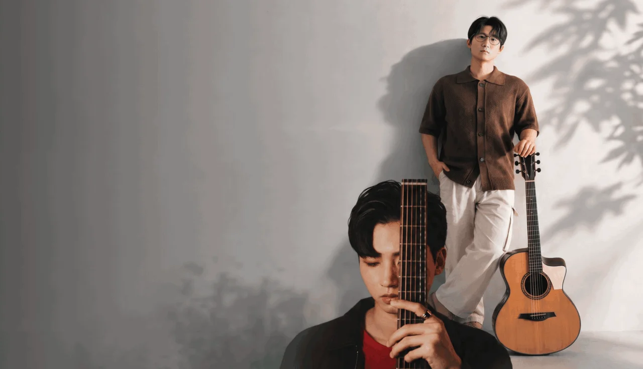 The K Mark · Art Live-Posterhintergrund: Koreanisches Fingerstyle-Special